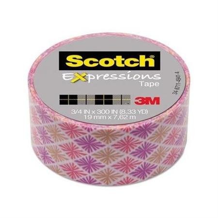 3M Scotch Expressions Starburst Tape (C214-JK1-SS), 3/4 x 300 Inches (8.33 Yards)