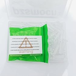 Pzsmocn 100 Pieces/50 Sets M5*20 mm PC Transparent