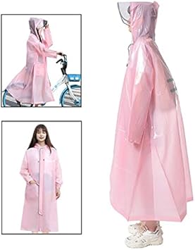 Amazon Co Jp Tongmo レインコート レディース 自転車 バイク 魔法 ダブルバイザー レインウェア ロングレインポンチョ おしゃれ 雨具 超軽量 防風防水 防塵防雪 雨合羽 雨着 通勤 通学 男女兼用 服 ファッション小物