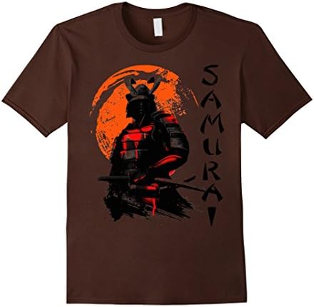 Men's Jap Samurai  T-Shirt 2XL Brown