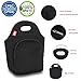 yookee home Lunch Bag Women Insulated Lunch Bag Kids Lunch Box for Men Lunchbox for Work Small Lunch Bag Reusable Lunch Tote Neoprene Lunch Bag Adult Lunch Box for Women Lunch Bags for Work Black