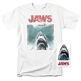 Jaws Vintage Poster T Shirt and Exclusive Stickers