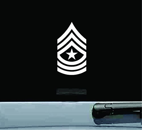 United States Army Sergeant Major Sgm E-9 Rank Insignia Vinyl Decal Sticker