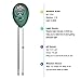 Attom Tech Soil Test Meter, 3-in-1 Moisture/Sun-Light/pH Sensor Meter Soil Test Kits Gardening Tool, Test Function for Home and Garden, Plants, Farm, Indoor/Outdoor Use