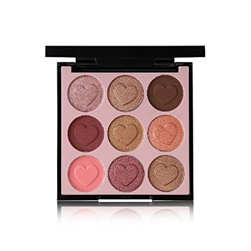 Professional 9 colors matte skull heart-shaped eye make…