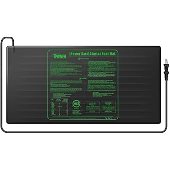 iPower Large Seedling Heat Mat 48" x 20" Warm Hydroponic Heating Pad with Durable Waterproof Design