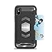So Slick Accessories iPhone XR Case with Card Holder and Magnetic car Back Full Body Armor Apple iPhone 6.1 Inches Wallet case (iPhone XR Blue)