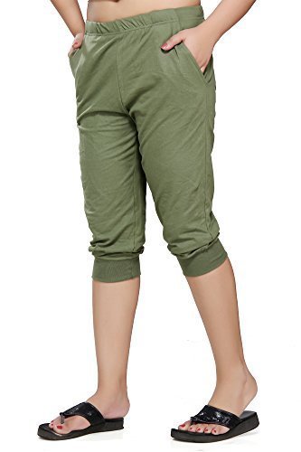 clifton women's comfort capri - olive