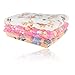 iNNEXT 2 Pack Puppy Blanket for Pet Cushion Small Dog Cat Bed Soft Warm Sleep Mat, Pet Dog Cat Puppy Kitten Soft Blanket Doggy Warm Bed Mat Paw Print