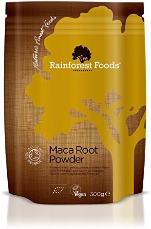 Rainforest Foods Organic Maca Root Powder 300g (Pack of 6)