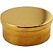 KegWorks Flush Flat End Cap - Polished Brass - For 2