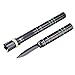 Wolfwill Tactical Flashlight Multifunctional Self Defense Survival Knife with Rechargeable Adjustable Cree LED Torch for Hunting Camping Outdoor