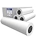Alliance CAD Paper Rolls, 24" x 150', 96 Bright, 20lb - 4 Rolls Per Carton - Ink Jet Bond Rolls with 2" Core primary