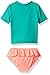 Carter's Girls' Two-Piece Swimsuit, Turquoise Fish, 9 Months