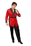Red Smoking Jacket Adult Costume - Medium