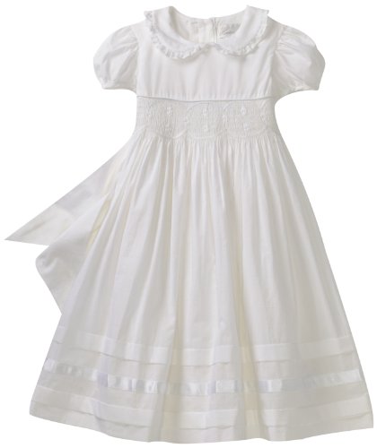 smocked flower girl dress