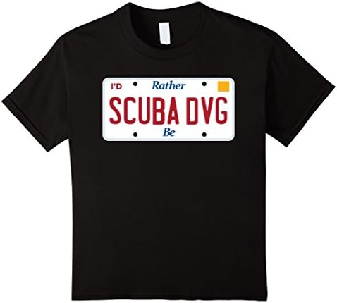 Kids Rather Be Scuba Diving t-shirt; ocean tshirt; water swim tee 4 Black