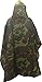 Fire Force Military Style Ripstop Nylon Poncho Size: 55 x 90 Made in U.S.A. Ripstop Rain Poncho (Woodland Camo)