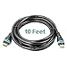 Bargains Depot (10 Foot) High Speed HDMI Male to Male Cable with Ethernet -(Latest Version Supports Ethernet, 3D, and Audio Return) [10ft]