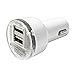 Dual USB Car Charger, FREEDOMTECH 10-Pack USB Car Charger for iPhone X / 8 / 7 / 6s / Plus, iPad Pro / Air 2 / mini, Galaxy S7 / S6 / Edge / Plus, Note 5 / 4, LG, Nexus, HTC and More Devices (White)