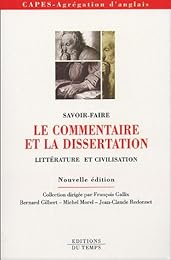Le  commentaire et la dissertation