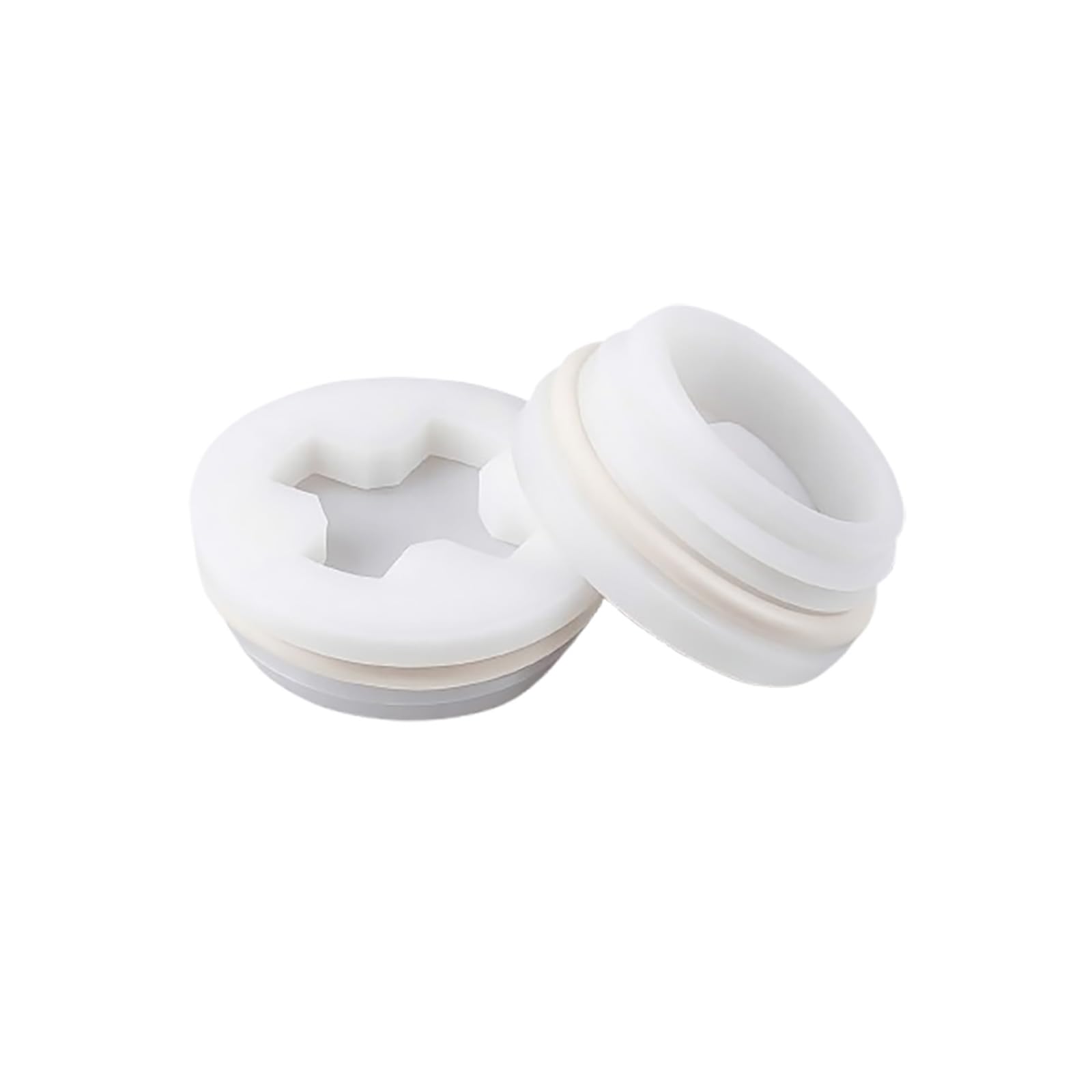 Photo 1 of Bung Cap with 2" Thread Size, 2 Pack Poly Buttress Drum Bung, Fine Thread for 55 Gallon Plastic Drums (2 PCS)