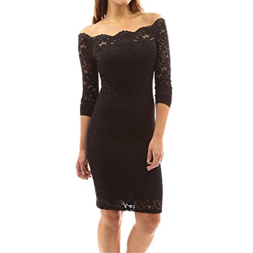 Women Vintage Sexy Slash Neck Lace Dress Luca Ladies Off | Desertcart Aruba