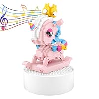 LOZ Unicorn Music Box Building Blocks (720 PCS), Unicorn Gifts for Girls, Unique Unicorn Ornament and Unicorn Toys Decor