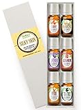 Essential Oil Set - Silky Skin Set 100% Pure, Best Therapeutic Grade Essential Oil Kit - 6/10mL (Carrot, Frankincense, French Lavender, Geranium, Myrrh, and Tea Tree)