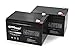 2 Pack ExpertPower 12 Volt 12 Ah Rechargeable Battery || EXP12120 Replaces APC RBC6 UPS SMC1500, SMT1000 and SUA1000 smart UPS1000