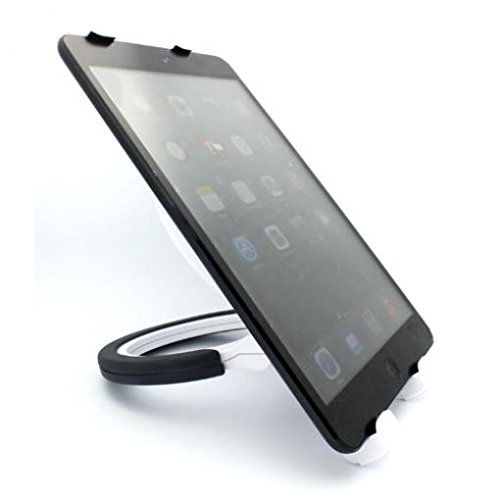 Premium Black Tablet Stand Desktop Fold-up Travel Portable Holder Dock for NABI DreamTab HD8 - NABI Jr 5 - NABI XD 10.1"