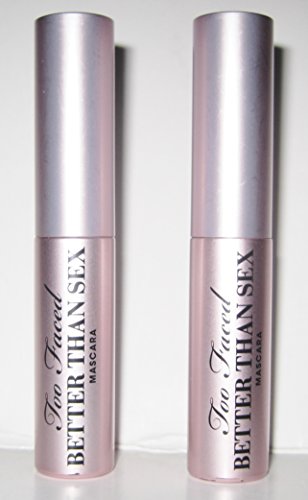(pack of 2) too faced better than sex mascara 0.17 ounce - mini t…