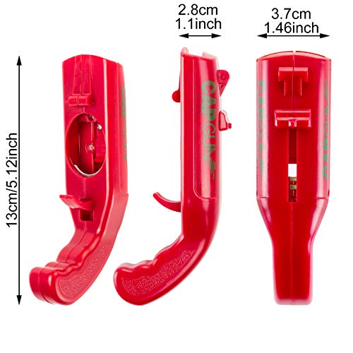 4 Pieces Cap Gun Bottle Opener Cap Gun Launcher Shooter Plastic Beer Openers for Home Bar Party