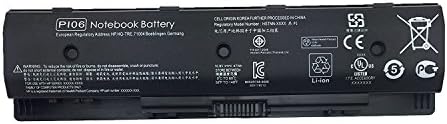 New 6cell Replacement Battery for HPP106 PI06 PI06XL PI09 710416-001 710417-001, envy 15 15T 17 Pavilion 14-E000 15-E000 15t-e000 15z-e000 17-E000 17-E100 17Z-E100--12 Months Warranty