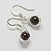 Small Garnet Dangle Earrings - January Birthstone Semi Precious Jewelry