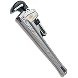 RIDGID 47057 Model 812 Aluminum Straight Pipe Wrench, 12-inch Plumbing Wrench