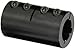 Climax Metals ISCC-100-100-KW Black Oxide Plated Mild Steel Clamping Coupling, 1