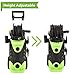 Homdox 3500 PSI Electric Pressure Washer 2.6 GPM Power Washer 1800W Electric Power Washer Cleaner with Hose Reel and 5 Nozzles (Green)