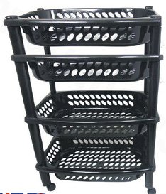 Multi Purpose High Quality Black Plastic Fruit Or Vegetable