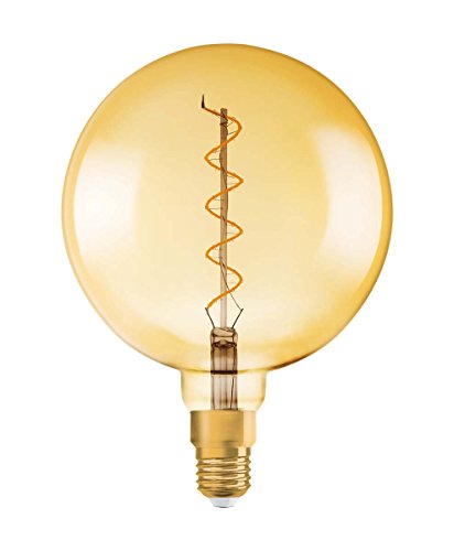 Osram LED Vintage 1906 Lampe, Sockel: E27, Warm White, 2000 K, 5 W, Ersatz für 28-W-Glühbirne