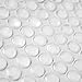 Clear Self-Adhesive Sound Dampening Rubber Jelly Buttons for Providing Non-Slip Non-Scratch Surface, Home Improvement, Bathroom, Kitchen. (8.5mm) Sheet of 100
