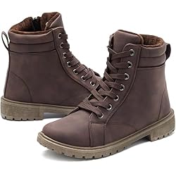 hash bubbie Womens Combat Boots Non Slip Ankle