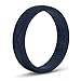 Enso Womens Infinity Silicone Ring Midnight Blue Size: 6