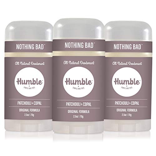 Humble Brands All Natural Aluminum Free Deodorant Stick for Women and