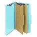 Smead Pressboard Legal Size File Folders with SafeSHIELD Fasteners, 2 Dividers, 2
