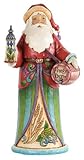 Jim Shore for Enesco Heartwood Creek Christmas Spirits Santa Figurine, 10-Inch