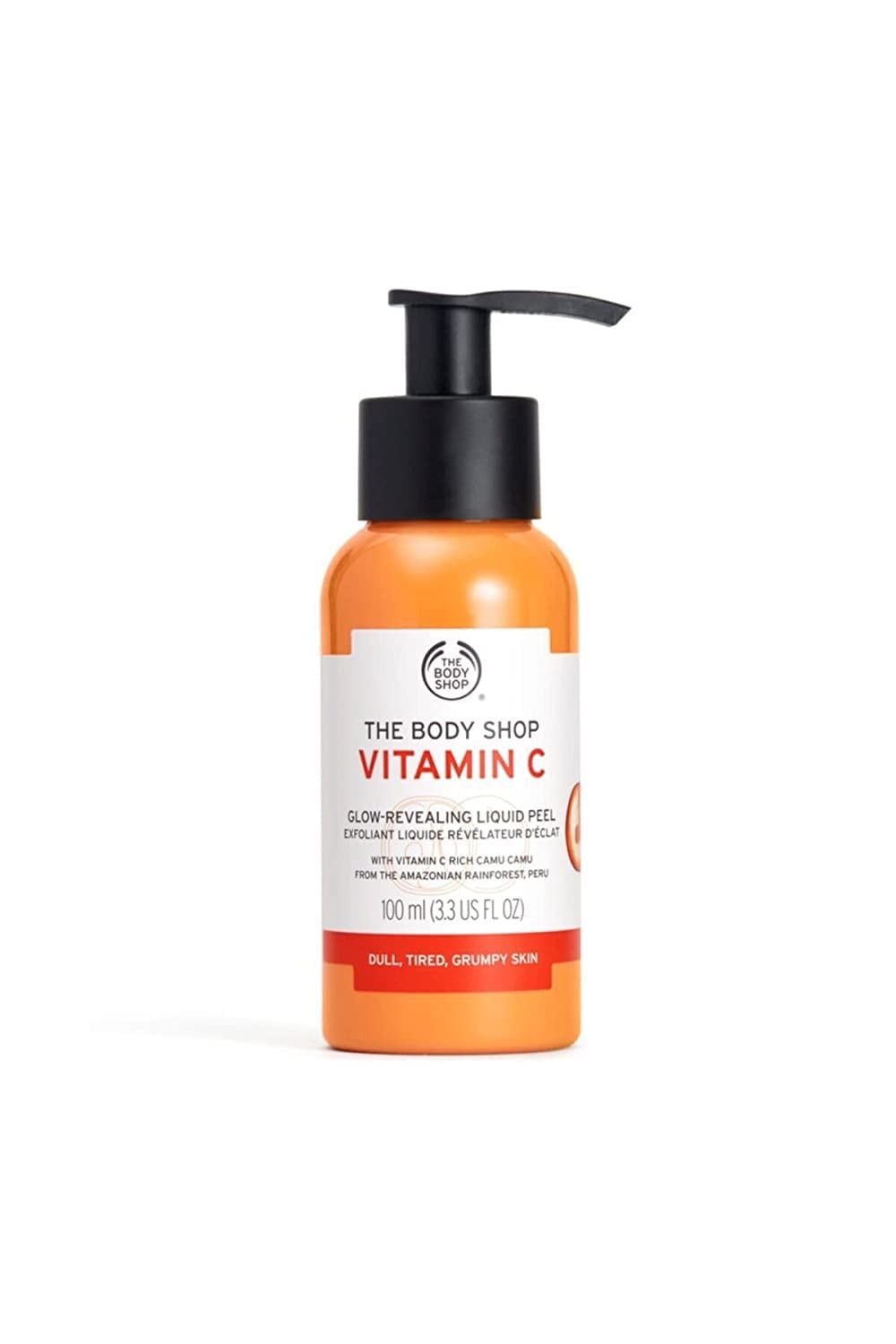 THE BODY SHOP Vitamin C Glow Revealing Liquid Peel FOR DULL SKIN REMOVES IMPURITIE (100 ML LIQUID)