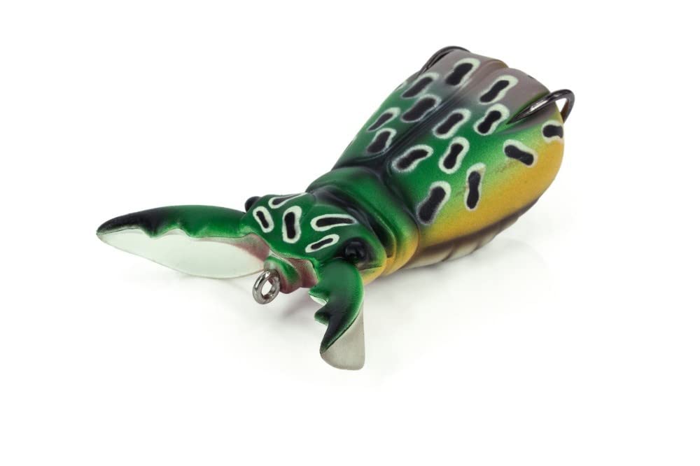 Molix Superborn Beetle with Brown Frog, 15.98, 7.5 cm, Brown Frog, 1 Pc, Fishing Lure