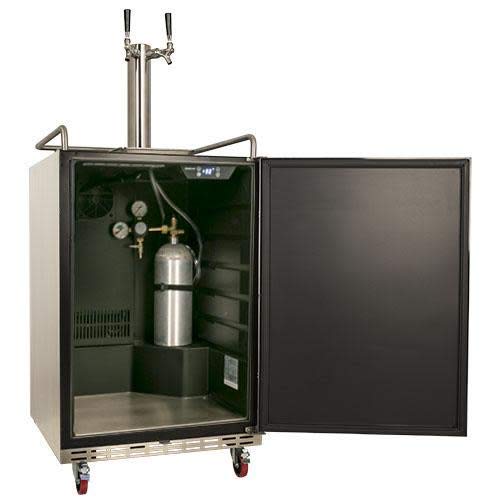 3 EdgeStar+KC7000SSODTWIN+Cooled+Outdoor+Kegerator