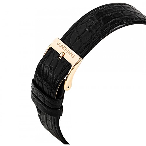 Junghans-Watch-Meister-Calendar-Automatic-Rose-Gold-PVD-Case-Matte-Silver-Dial-Day-Date-Month-027720301